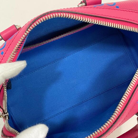 Gucci GG Blue Band Shoulder Bag Handbag Pink - Picture 7 of 12